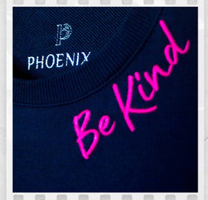 Phoenix | Be Kind - (Navy & Fuchsia)