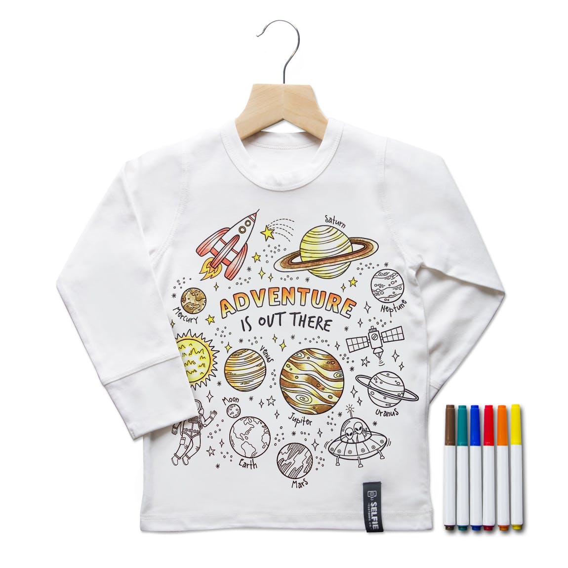 Colour In 'Space' Top | Selfie Co.