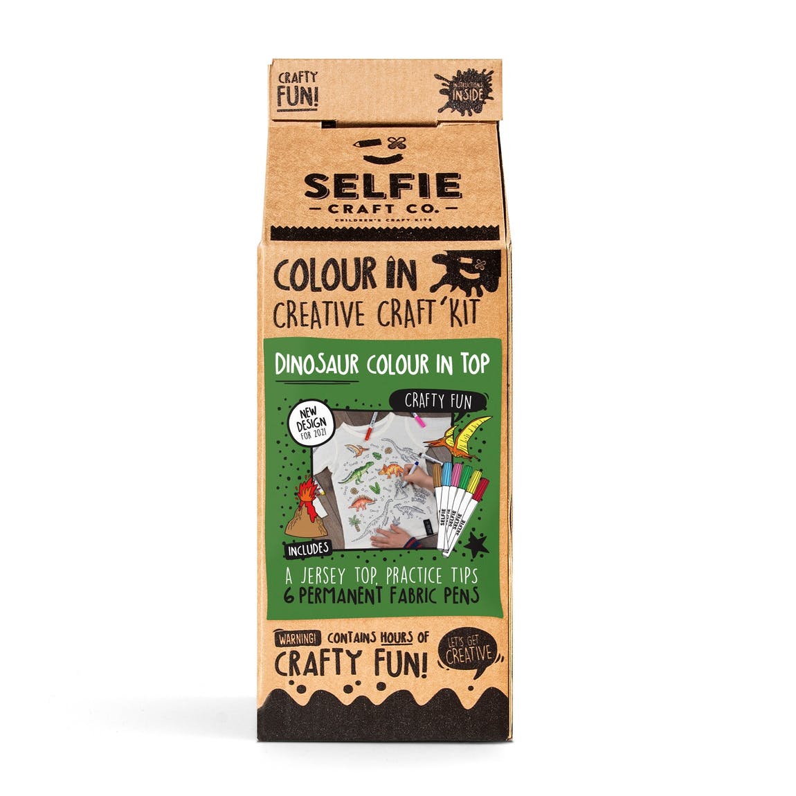 Colour In 'Dinosaur' Top | Selfie Co.