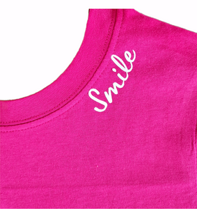 Phoenix for Kids | 'Smile' Toddler T-Shirt (Pink)