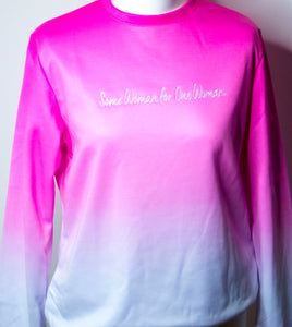 Some Woman for One Woman Ombre Sweatshirt