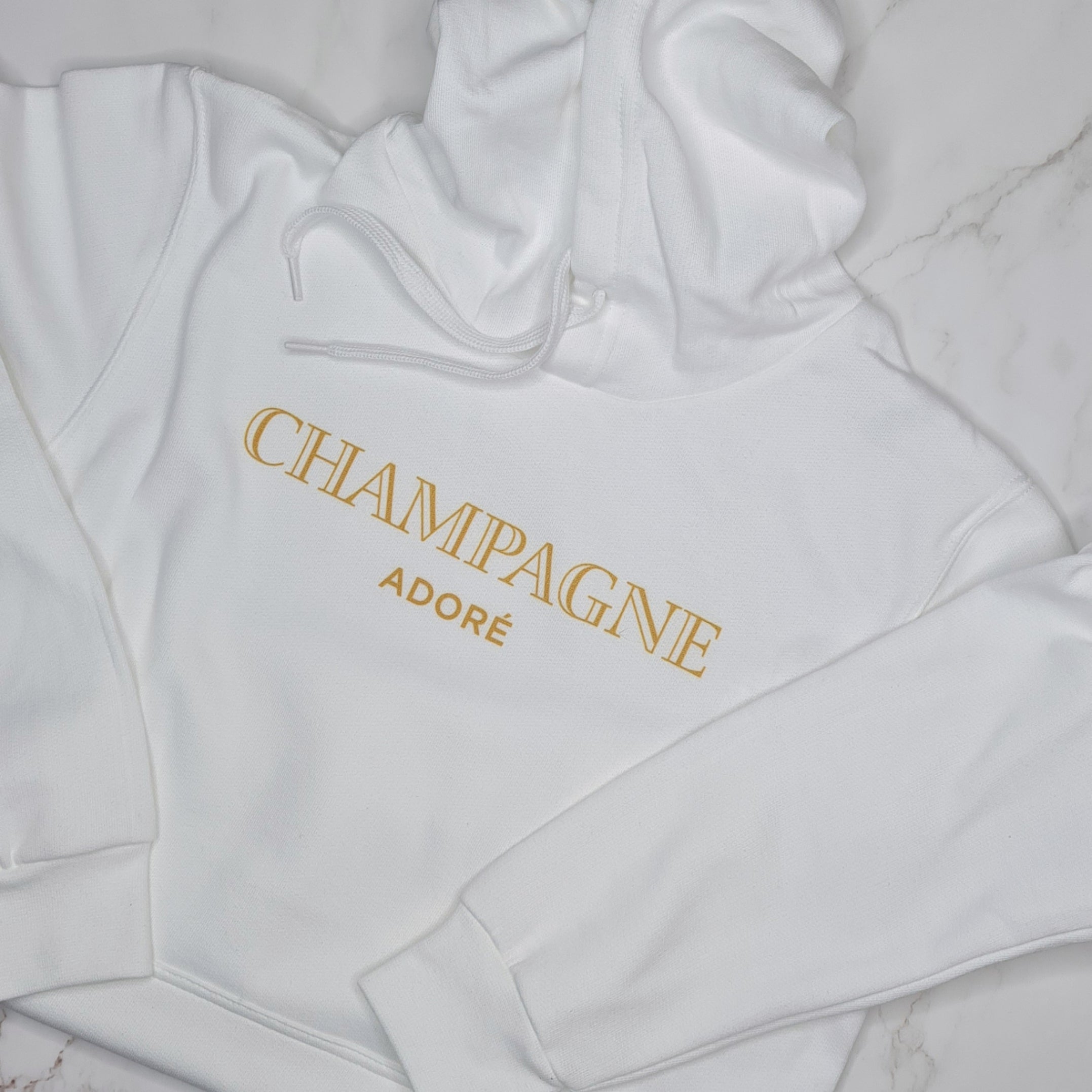 Champagne White Hoody