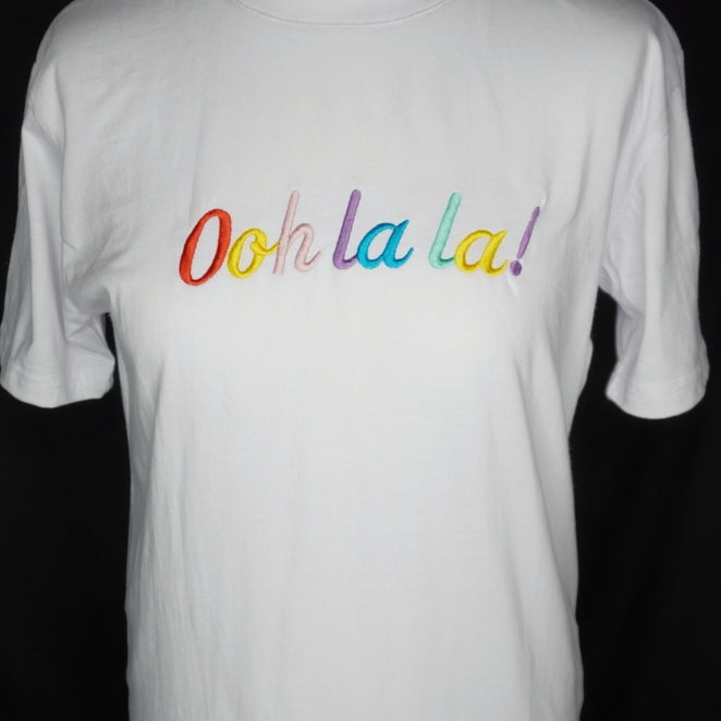 Ooh La La Tee Black/White