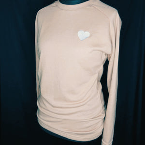 Tan Heart Sweatshirt