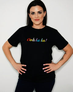 Ooh La La Tee Black/White