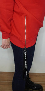 Positive Thoughts Positive Life Hoody (Red)