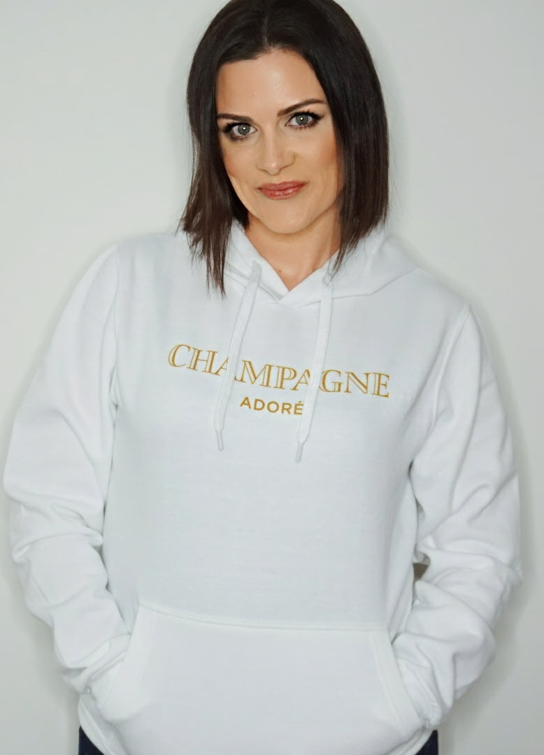 Champagne White Hoody