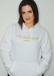Champagne White Hoody