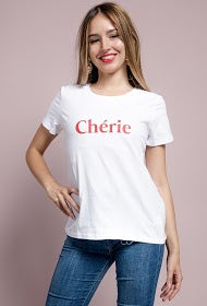 luxury white crew neck soft t-shirt chérie phoenix boutique