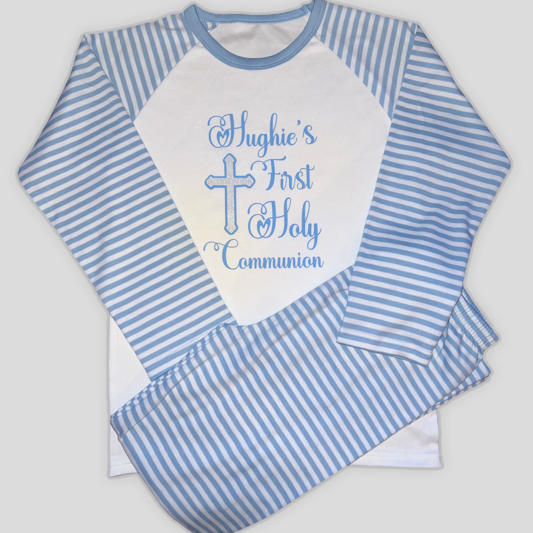 Kid s PJ s First Holy Communion Personalised Irish Pyjamas Phoenix Boutique