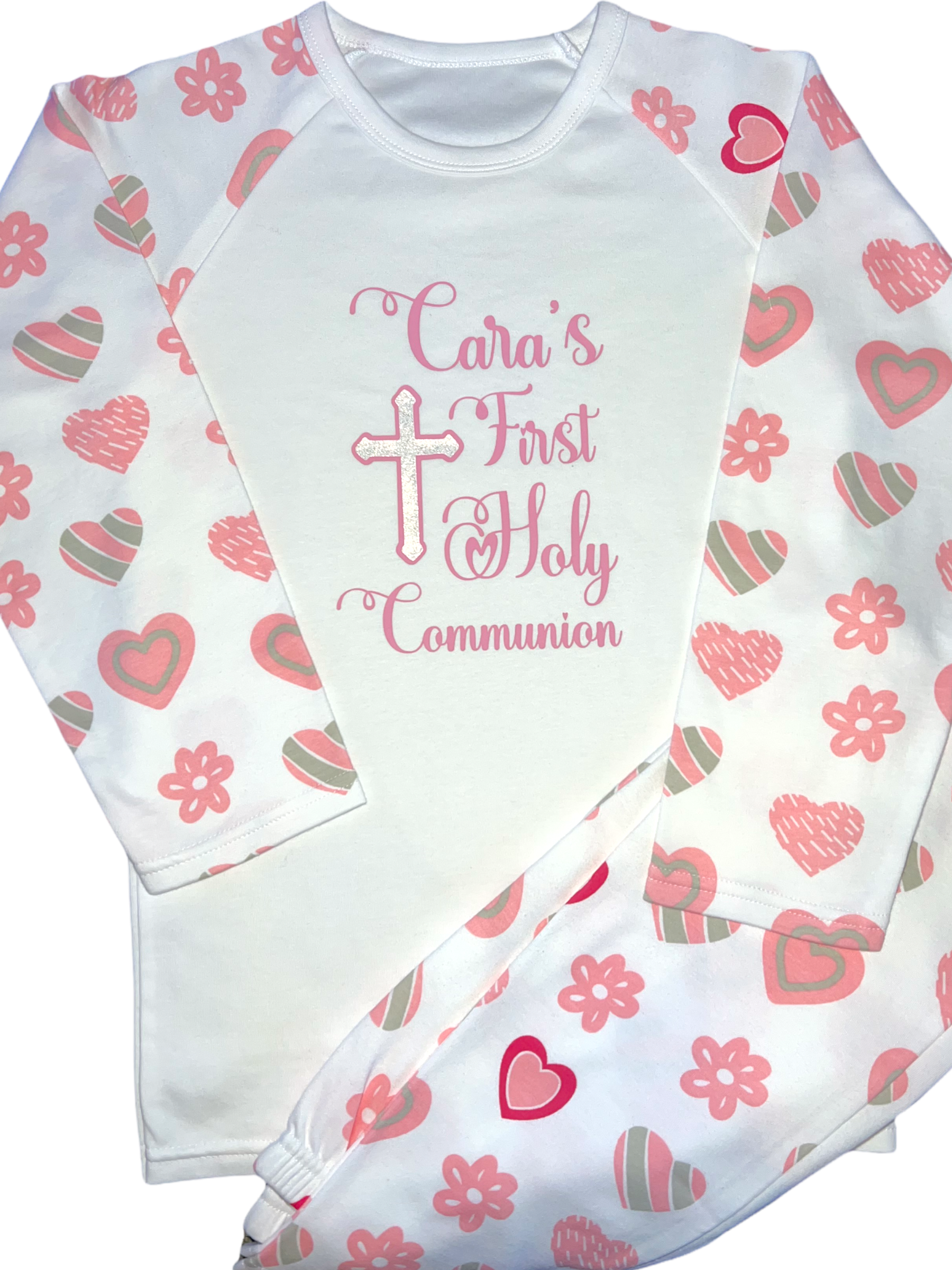 Personalised First Holy Communion | Girls Pyjamas